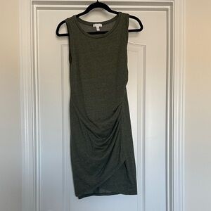 Leith Green Sleeveless Dress